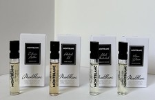 MontBlanc Cologne Perfume Collection 4pc Vial Spray Set