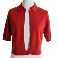 Vintage 1990s Eddie Bauer A.K.A. New Old Stock 100 Wool Knit Cardigan Sweater