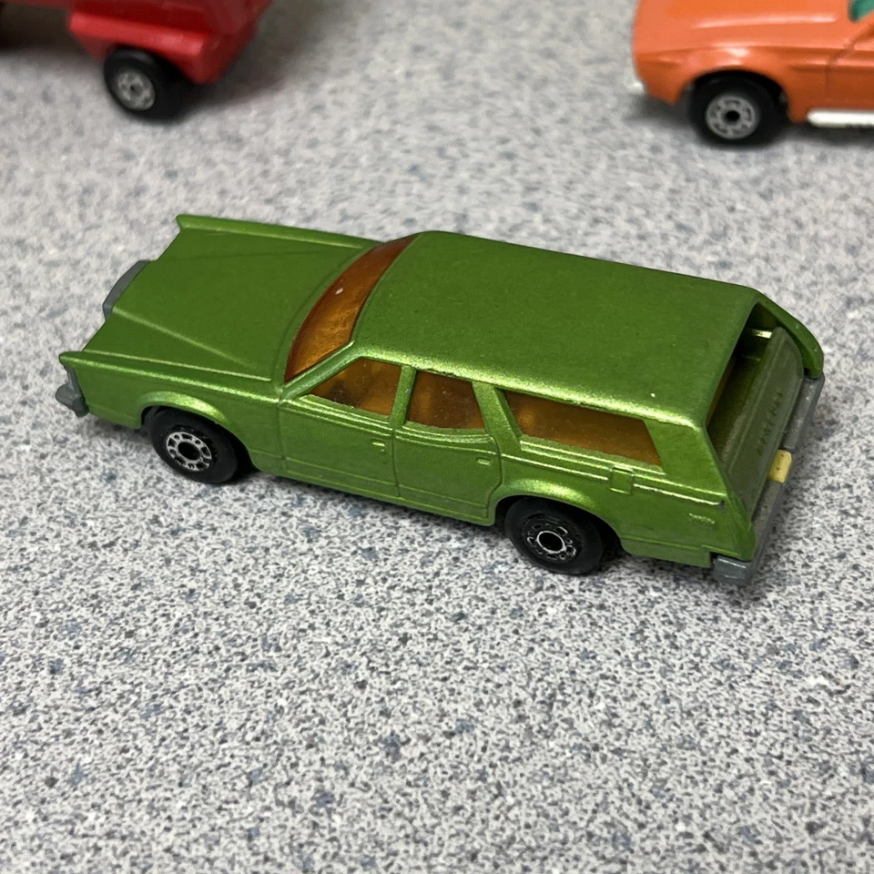 Matchbox Lesney Toys Lot Of 12 - All 1970’s - Trucks, Cars, Trains, Helicopters - Image 4 of 4