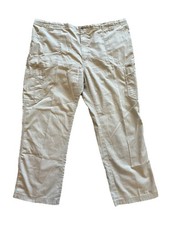 Carhartt Force Relaxed Fit Ripstop Cargo Work Pants Men  s 44x29 Beige Drawstring
