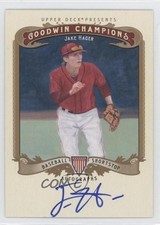 2012 Upper Deck Goodwin Champions Jake Hager #A-HR Auto 0m0