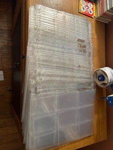 Used 9 Pocket Card Sleeve 100 count 