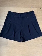 Urban Outfitters Trouser Shorts Womens Medium UO Pleated High Rise Black