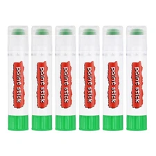 Solid Tempera Paints, 6 Pcs Washable Paint Sticks Paint Pens, Light Green
