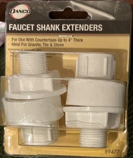 NEW Danco 89477 Faucet Shank Extenders, FOR USE WITH COUNTERTOPS UPTO 4" THICK