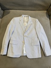 Beautiful - Brooks Brothers Fleece - Seersucker 2 Button Blazer - Youth Size 16