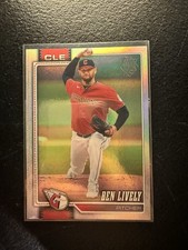 Topps 2026 Series 1 #109 Ben Lively Cleveland Guardians Card Rainbow Foil