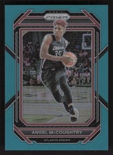 2023 Panini Prizm WNBA #75 Angel McCoughtry Teal #/49