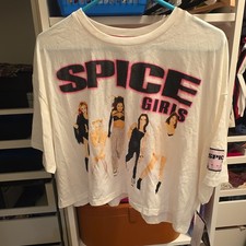 NWT Spice Girls Official Merchandise Graphic T-Shirt White Size L
