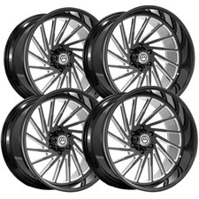 Set Of 4 Artem A205 Curvus Flow Formed 22x12 6x5.5 -44 Blackmilled Wheels Set Of 4 Artem A205 Curvus Flow Formed 22x12 6x5.5 -44 Blackmilled Wheels