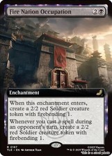 Magic: Fire Nation Occupation (Extended Art) [TLE - 187] Foil - Near Mint