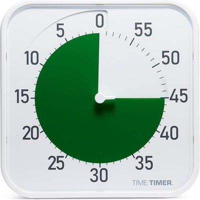 Time Timer Original 12'' Visual Countdown Timer   Large 60-Minute Silent Classroo