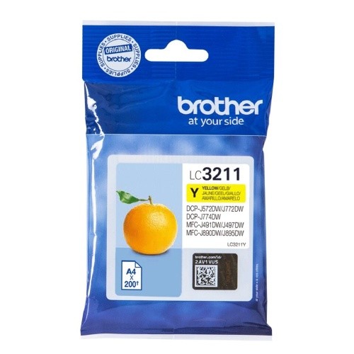 Brother LC3211Y Druckerpatrone 1 StüCk(E) Original Standardertrag Gelb-image