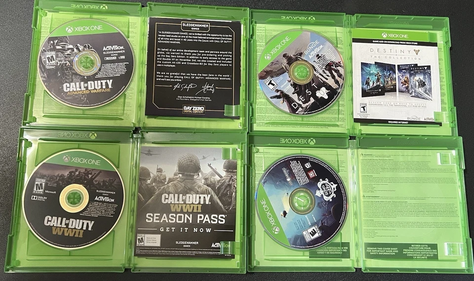 Xbox One Game Lot of 7 Dragon Age, Call of Duty WWII, OverWatch, TitanFall 2 - Image 2 of 3