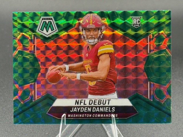 2024 Panini Mosaic #272 Jayden Daniels Mosaic Green