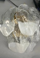 Mazzega Applique Vintage a Foglie — Vetro di Murano  anni '70