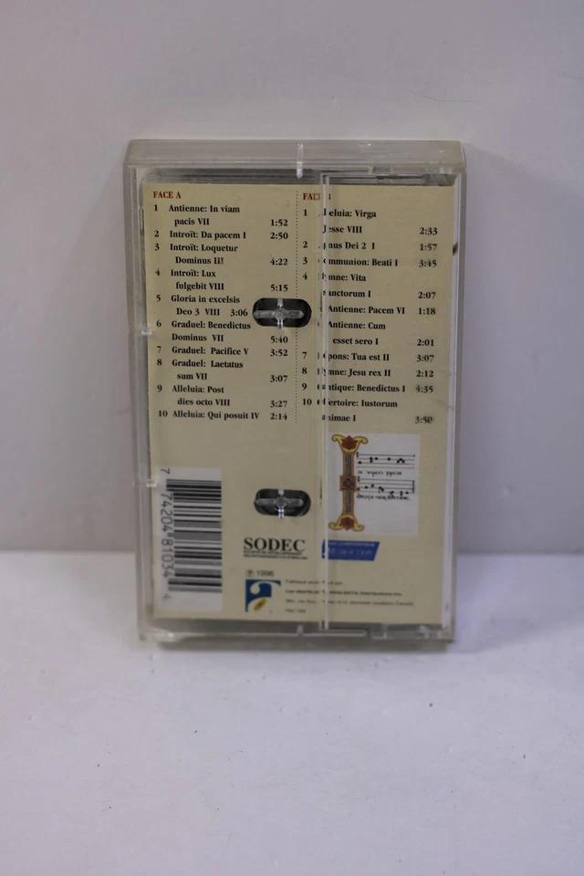 Choeur Des Moines Bénédictins Gregorian Chants on the Theme of Peace Cassette... - Image 2 of 4