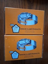 2 Boxes Of 10 Breeze Hose Clamps 20-clamps 1-516 - 2-14 620-28 Size 28