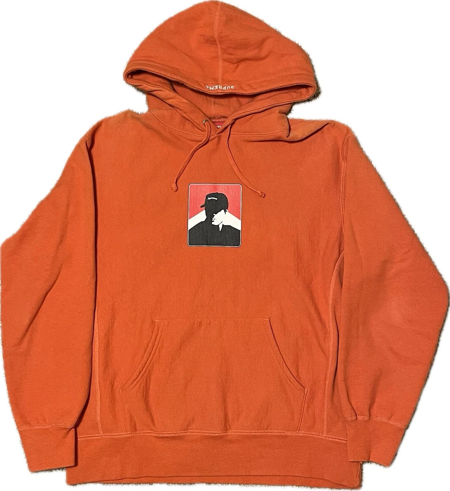 sweat à capuche suprême portrait marlboro fw20 orange taille medium