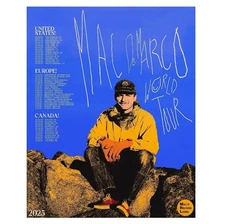 Mac DeMarco World Tour 2025 Poster