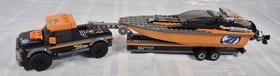 Lego City #60085 4 x 4 with Powerboat 2015 - 100% Complete with Instructions
