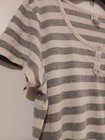 Jessica Simpson Women's Size Large 100% Cotton Gray Striped Night Gown — photo 4