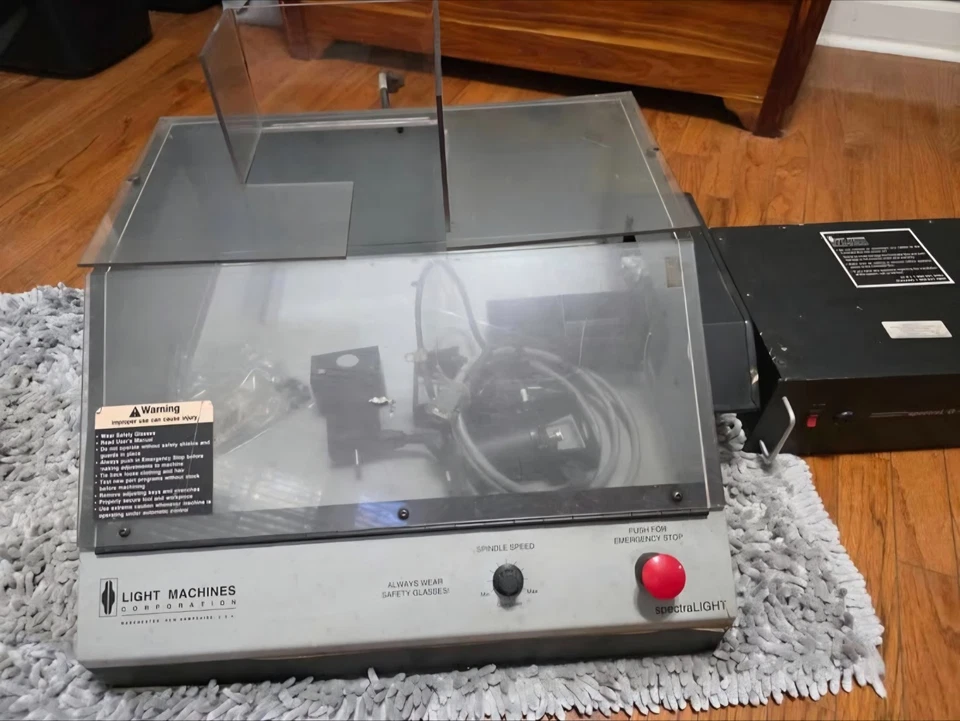 Sherline Mill Cnc Machining Enclosure With X Y Z Motors/ Controller For Parts - Image 2 of 4