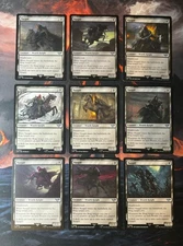 Nazgul - Set of 9 (1 of Each) The Lord of the Rings: Tales of Middle-earth MTG
