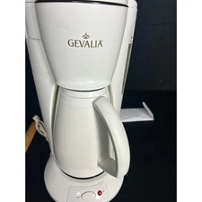 Gevalia White Automatic Electric Coffee Maker Machine Home Kitchen Appliance
