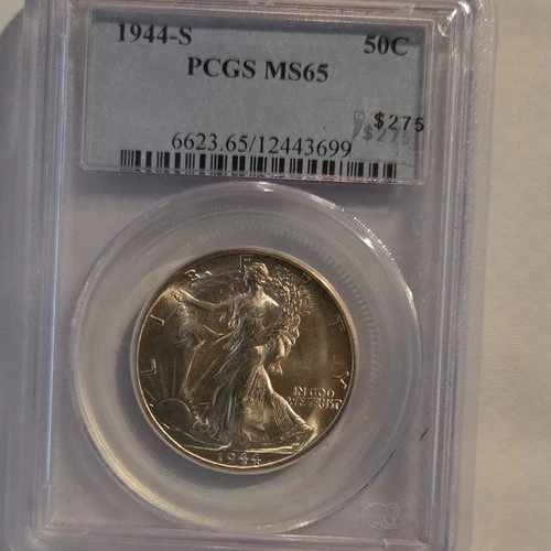 1944-S Walking Liberty Half Dollar PCGS MS-65 GRADE - Blazer!