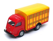 Norev 13cm Long Diecast 4/50/00 - Renault 2.5T Betaillere Truck - Red/Yellow