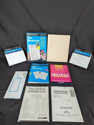 RARE! - The Newsroom - Vintage Apple IIGS Software - Complete (CIB) Big Box