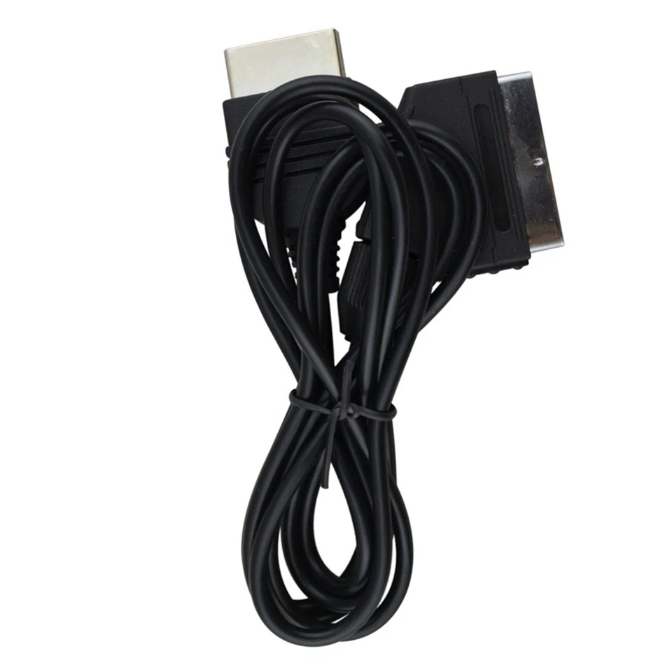 6FT 1.8M RGB AV Scart Cable Lead Stereo Sound Cable For XBOX Original Classic - Image 2 of 4