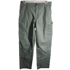 Carhartt Ripstop Cargo Pants Green Work Utility Mens Size Regular S