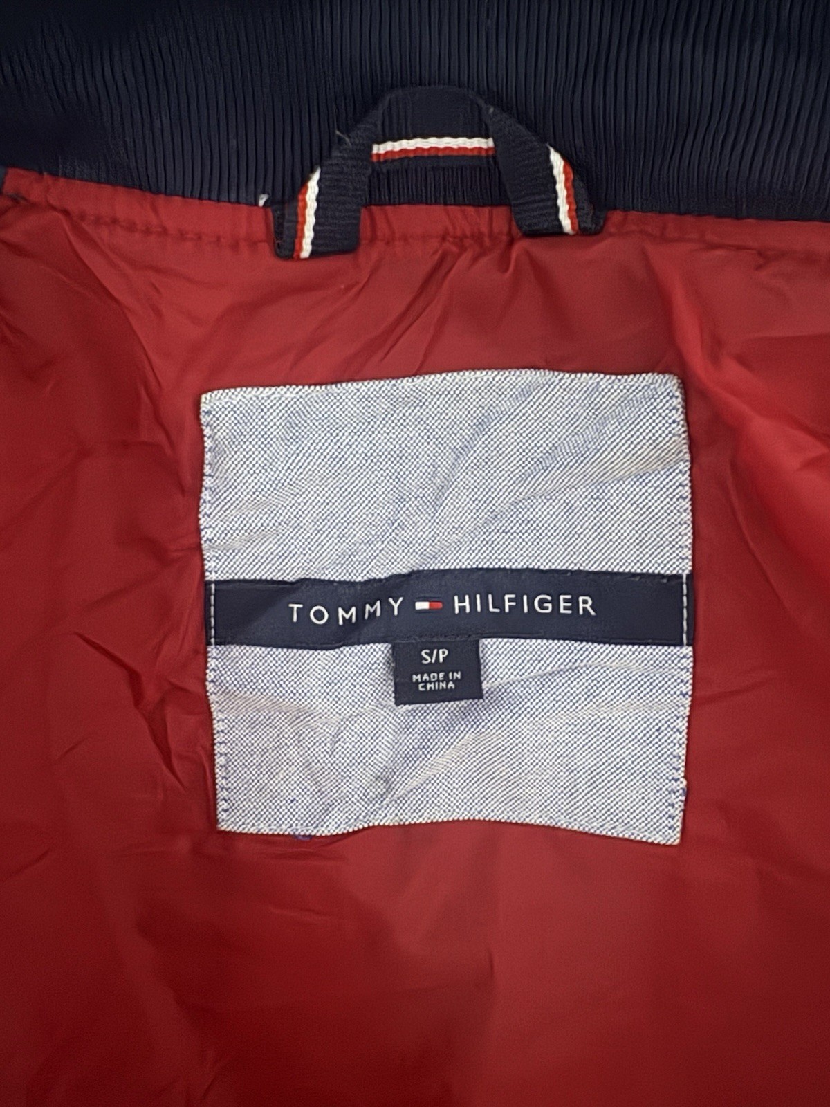 Tommy Hilfiger Mens Jacket S/M Blue Excellent Condition image 2