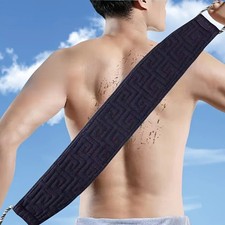 Exfoliating Back Scrubber with Handles, 38.5 Inch Double-Sided Back Exfoliator