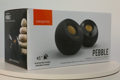 Creative Labs PEBBLE 2.0 USB Powered Desktop Laptop Speakers (Brand New Sealed)