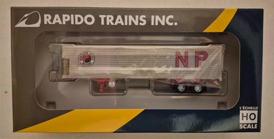 #ad Rapido HO 40#x27; Fruehauf Fluted Side Volume Van Northern Pacific: #50 391 NIB $20.99