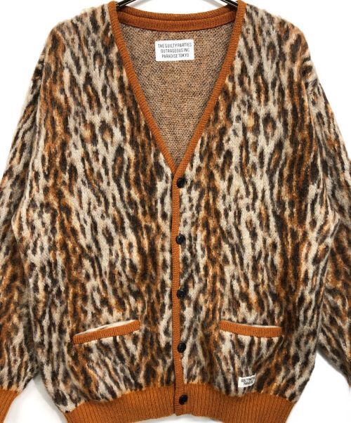 ワコマリアLEOPARD HEAVY MOHAIR CARDIGAN XL WACKO MARIA ワコマリア LEOPARD HEAVY MOHAIR CARDIGAN - CONUR