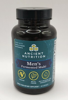 Ancient Nutrition MEN'S FERMENTED MULTI 60 Capsule - Multivitamin Vitamin