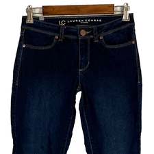 Lauren Conrad womens jegging jeans size 2 stretch dark wash