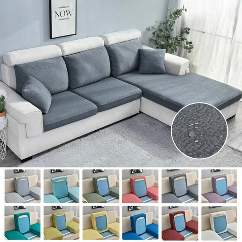 Jacquard Wasserdicht Sofa Sitzkissen Bezug Slipper Dick Stoff Couch Bezüge - Bild 1 von 31