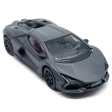 1:64 Lamborghini Revuelto Model Car Diecast Toy Cars ​​Friction Powered Gray