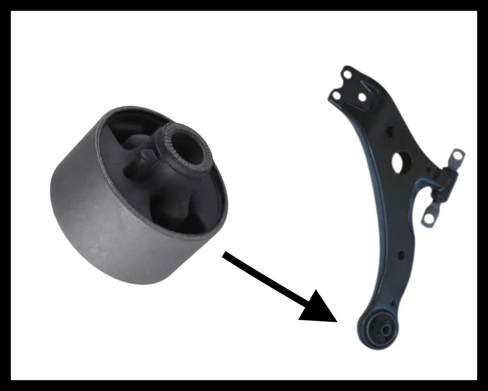 2 BUJE BRAZO CONTROL INFERIOR DELANTERO PARA TOYOTA HIGHLANDER 2001-2007 ENVÍO GRATUITO Foto 2 de 2