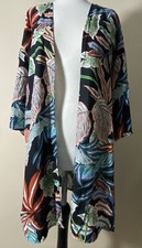 LC WAIKIKI Retro Colourful Kimono Top Leaf Pa...