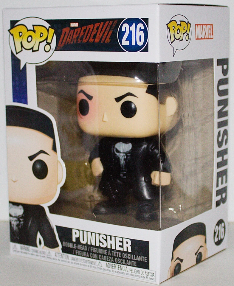 Marvel Daredevil TV Series Punisher Vinyl POP Figure Toy #216 FUNKO NEW MIB Foto 2 de 3