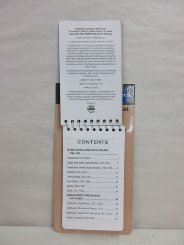 Whitman Pocket Size Checklist of United States Coins Dollar Coins Silver Eagles - Picture 3 of 15