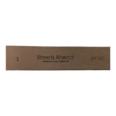 Streets Ahead Handmade Cream Suede Leather Boho Cutout  display picture 2
