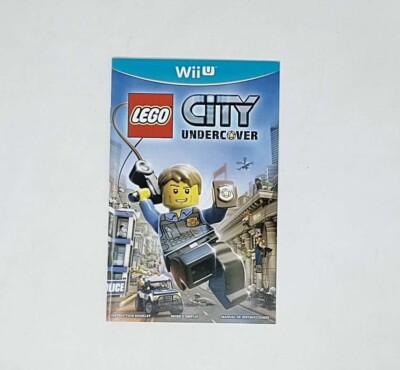 Lego City Undercover for Wii U Instruction Manual Booklet ONLY!! (Wii U)