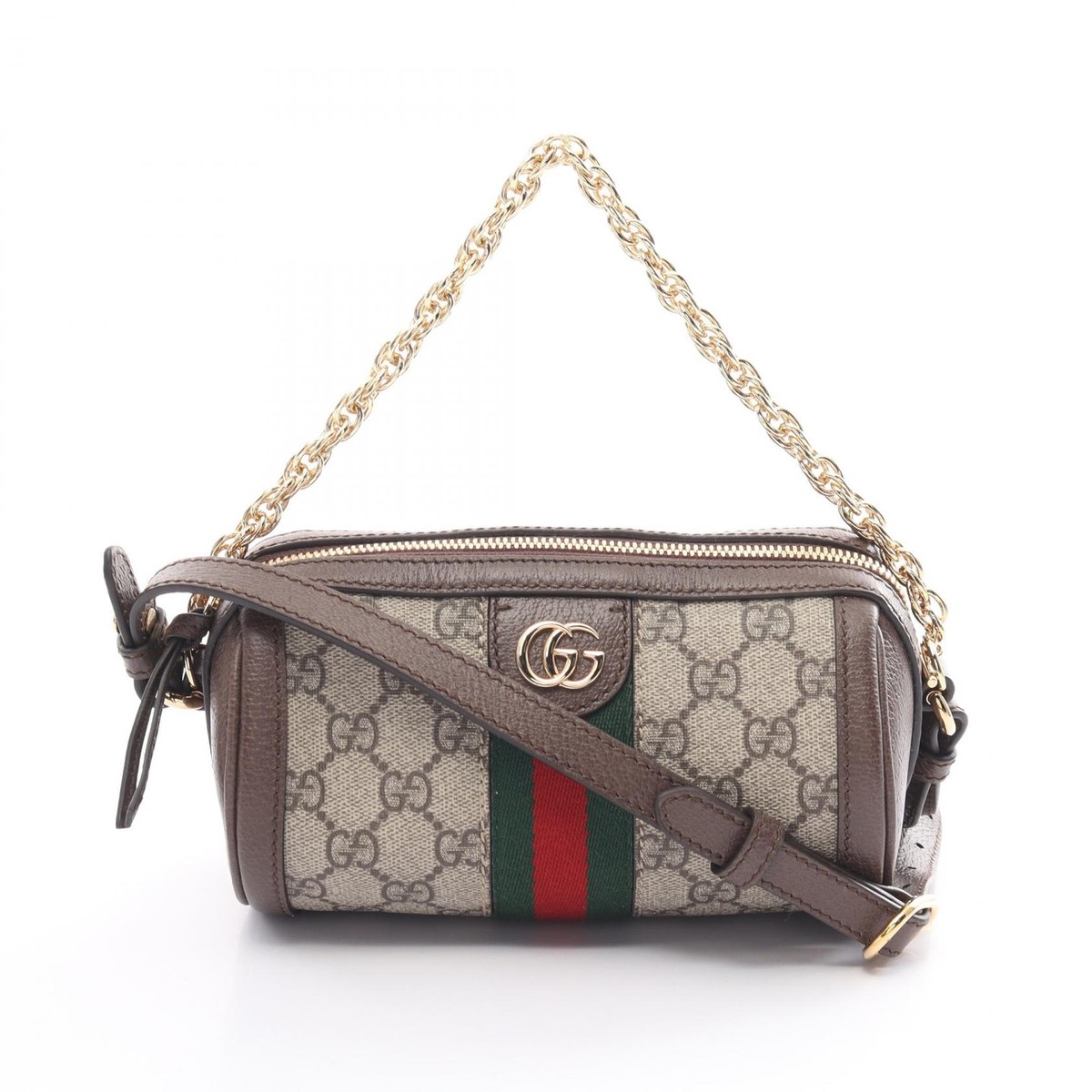 GUCCI Ophidia GG Supreme Mini chain crossbody Shoulder Bag GUCCI Ophidia GG Supreme Mini chain crossbody Shoulder Bag
